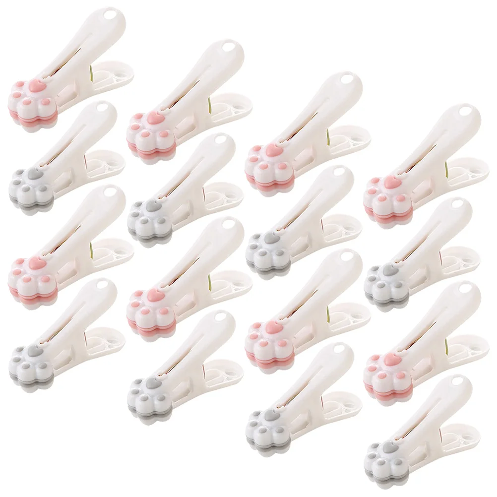 

24Pcs Cartoon Quilt Clamps Windproof Clothes Clips Multipurpose Household Laundry Drying Clips Socks Holder Clothes Pegs