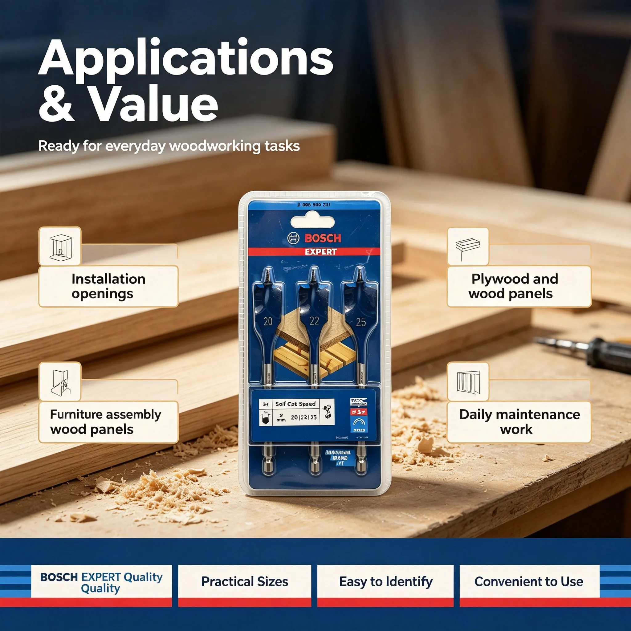 Woodworking Drills - Bosch Expert Series Drill Bits 152mm