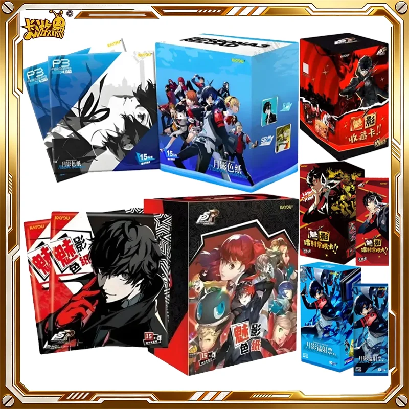 

KAYOU Persona 5 Card P5R Full Series Mystery Box Genuine Trading Cards Game Toys Holiday Birthday Gifts for Boys Girls