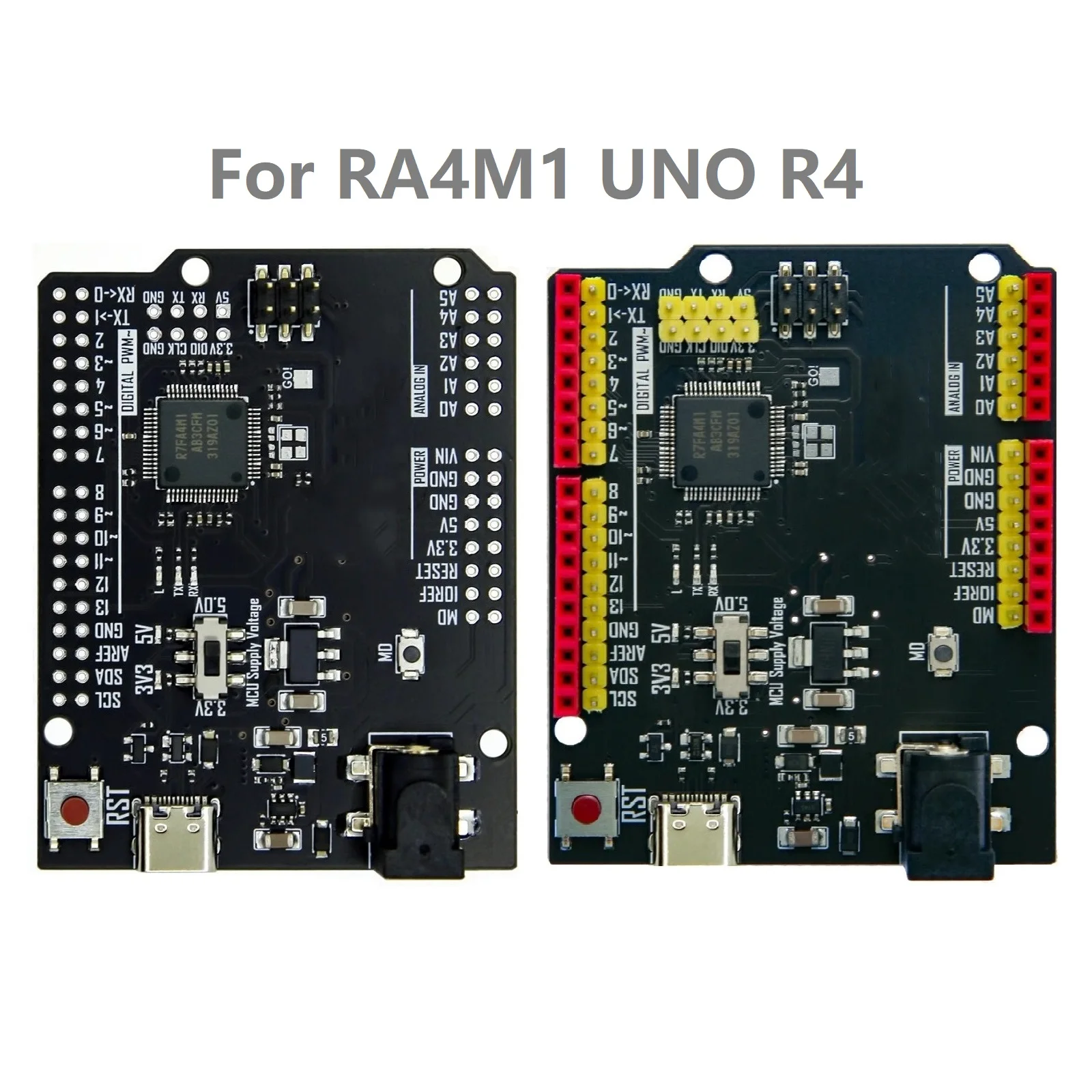 For RA4M1 UNO R4 Minima Development Board R7FA4M1AB3CFM Microcontroller Support C/ARD Programming 3.3V/5V