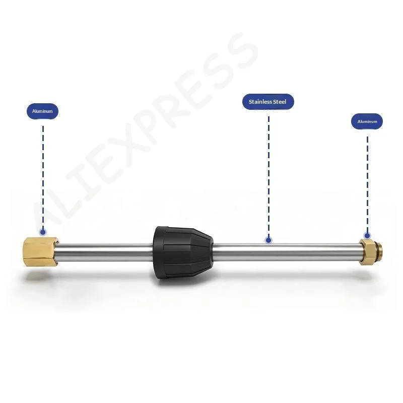 New New Extension Wand For High Pressure Wash Spray 15-30cm M14 Thread/1/4 Quick Connect Car Wash Accessory Cleaning Tool