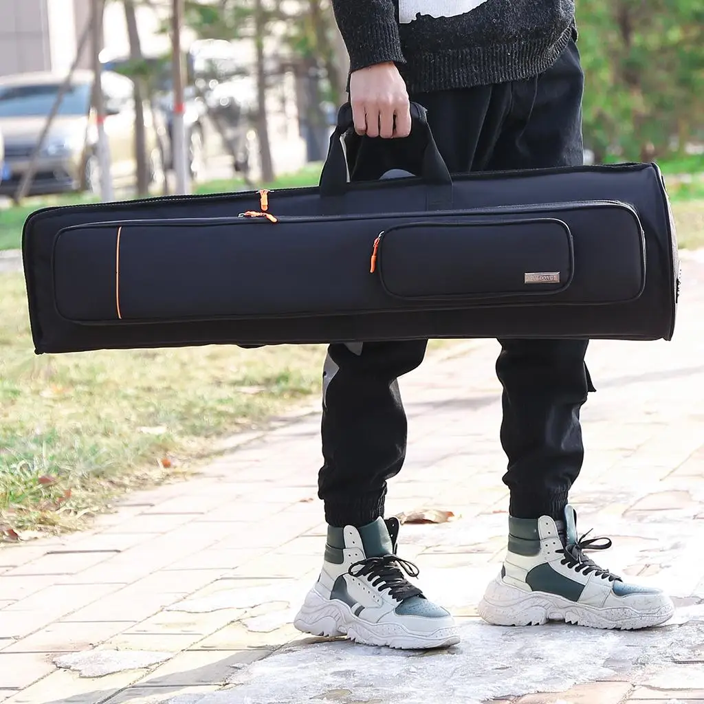 Oxford Tenor Trombone Musical Instrument Case Black Harsona Pack