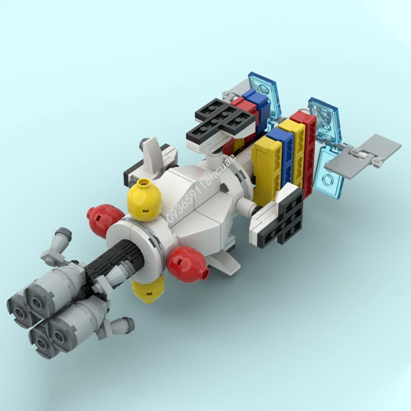 

260 шт. MOC Pappus-3 дальнего действия, космический корабль, строительные блоки, решение проблемы, творчество, подросток, рождественская игрушка для взрослых, подарок