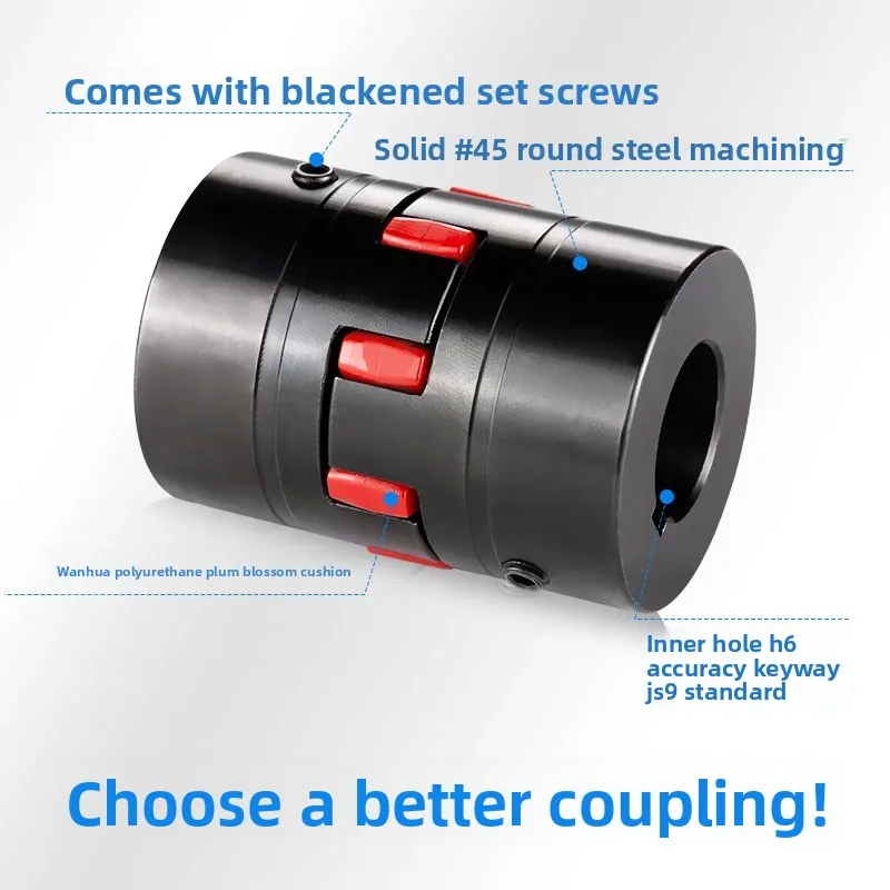 45#‑Steel Star Jaw Coupling XL ML Series,Elastic Separate Coupler For DCJ23,Motor Air Compressor Shaft Connection