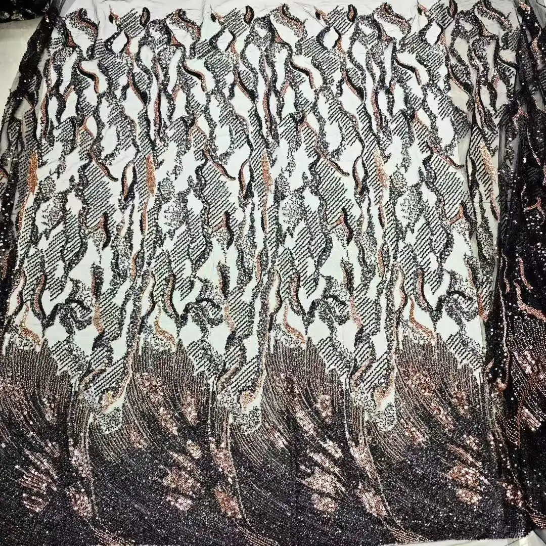 أسود الفرنسية تول الخرز أقمشة الدانتيل الأفريقي أقمشة الدانتيل 2025 جودة عالية النيجيري نسيج دانتيل مطرز لخياطة الزفاف