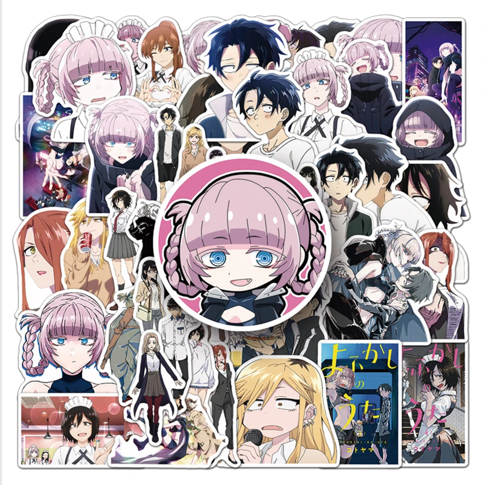 10/30/50pcs Anime OPROEP VAN DE NACHT Stickers Waterdichte Graffiti Notebook Skateboard Telefoon Leuke Kids cartoon Decals Speelgoed Geschenken