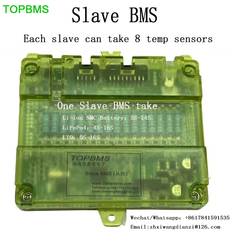 TOPBMS High Voltage HV BMS 14S-412S  Canbus Communcation  GBT 27930 E-CAR  EV Battery  Li-ion NMC  3.7V LiFePo4 3.2V LTO 2.3V