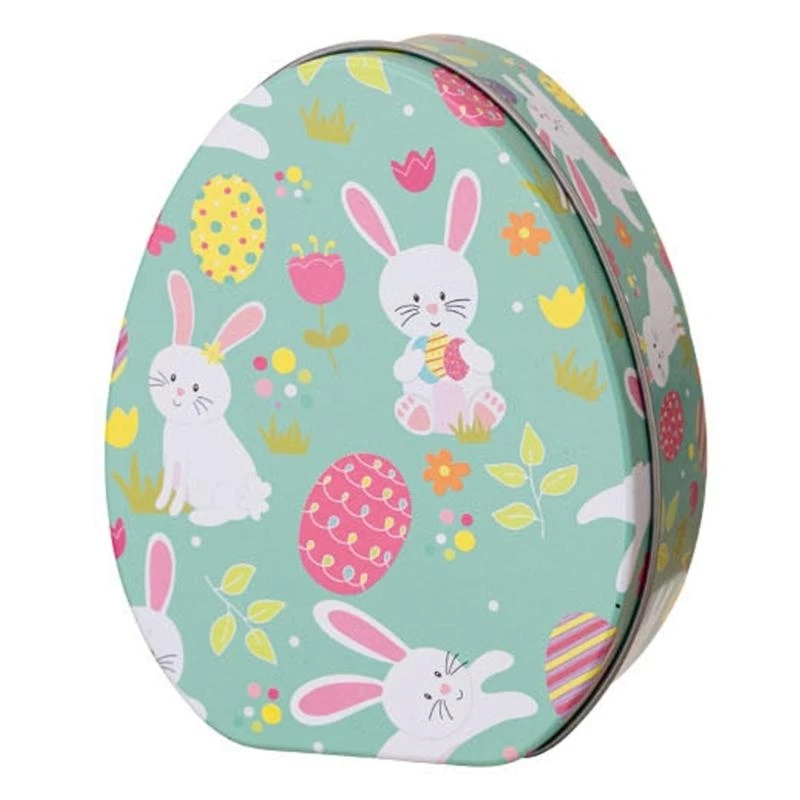 

Easter Candy Box iron Case Container Multifunctional Tinplated Container for Storage Solution in Various Color