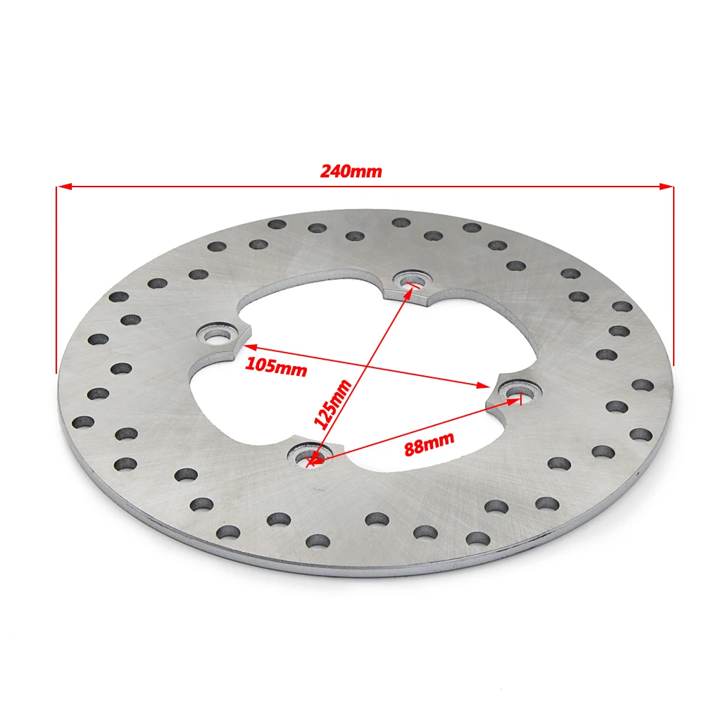 5mm Motorcycle Rear Brake Disc For Honda FJS400 Silverwing D6 D7 D8 A9 D9  SW-T 400-9 Scooter FJS600 1 2 D3 D4 D5 D6 Silverwing