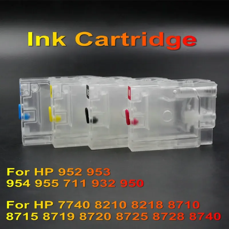 

Refill Ink Cartridge For HP 952 953 954 955 711 932 950 For HP 7740 8210 8218 8710 8715 8719 8720 8725 8728 8740 With BK C M Y