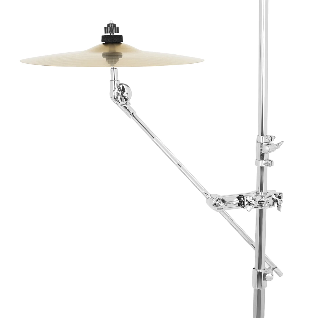 Drum Extension Clip Bracket Cymbal Expansion Clip Extension Clamp Cymbal Boom Attachment Clamp Cymbal Arm with Clamp