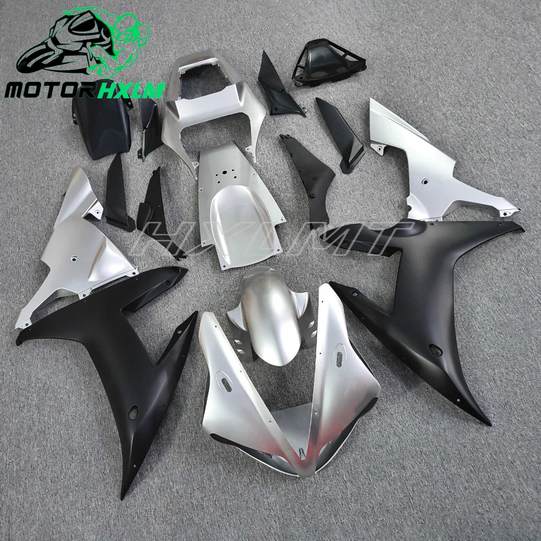 Motorcycle Fairings Kit For YAMAHA YZFR1 02 03 YZF R1 YZF-R1 2002 2003 YZF1000 Injection Black Bodywork Set