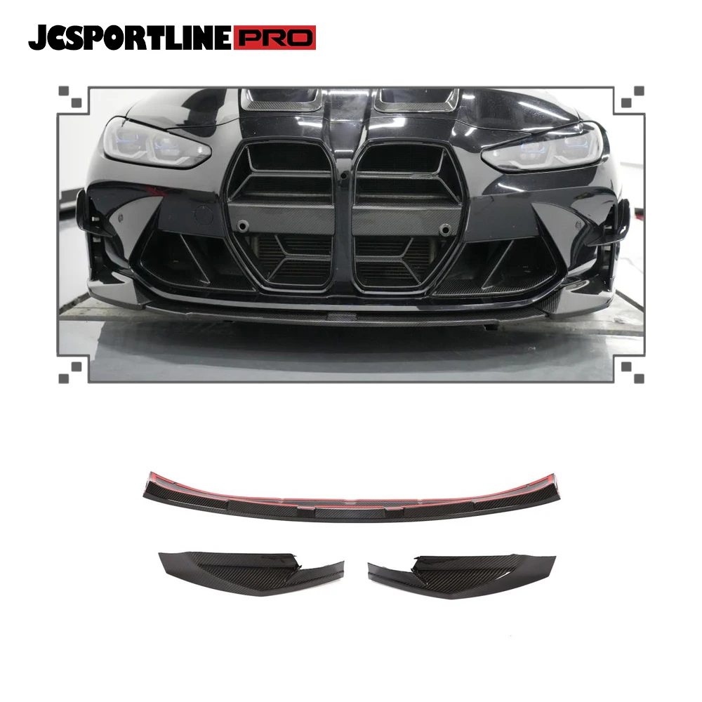 Fashionable Simplicity Carbon Fiber Front Bumper Lip for  4 SeriesG80 M3 G82 M4 2021-2022