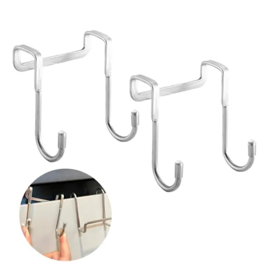 Double S Hooks for Over Cabinet Storage