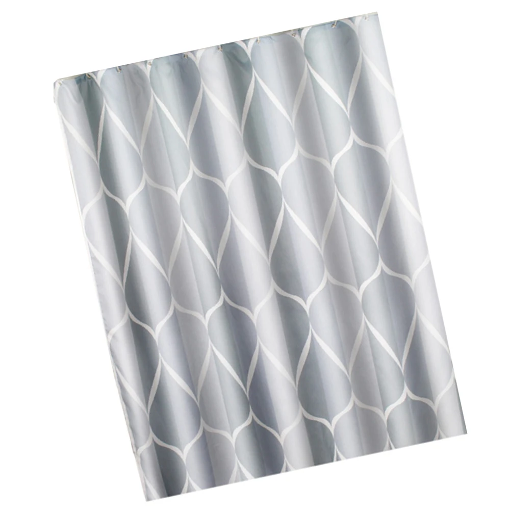 

Waterproof Shower Curtain Bathroom Isolation Partition Printing Polyester High Durability Practicality Gift
