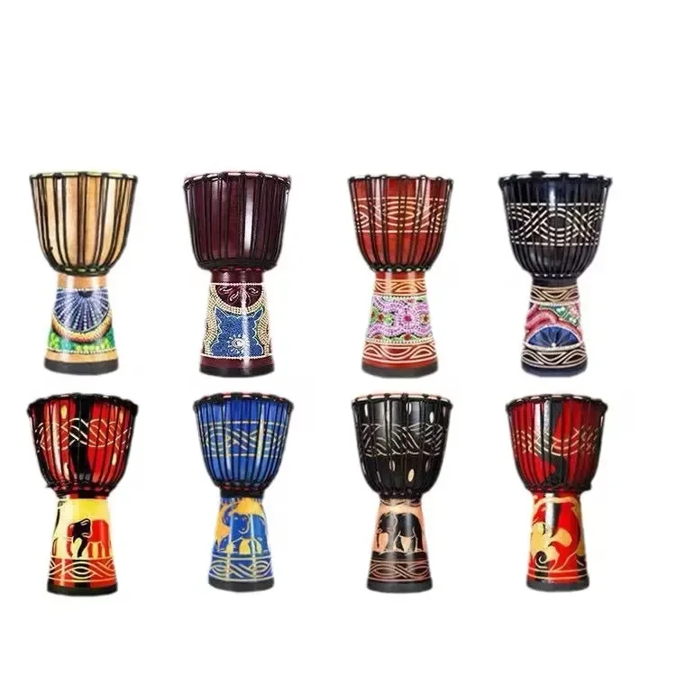 Afrikaanse Drum Djembe Drum Kinderen Handtrommels Voor Beginners 8 Inch Professionele Muziekinstrumenten Spelen Muziekinstrument