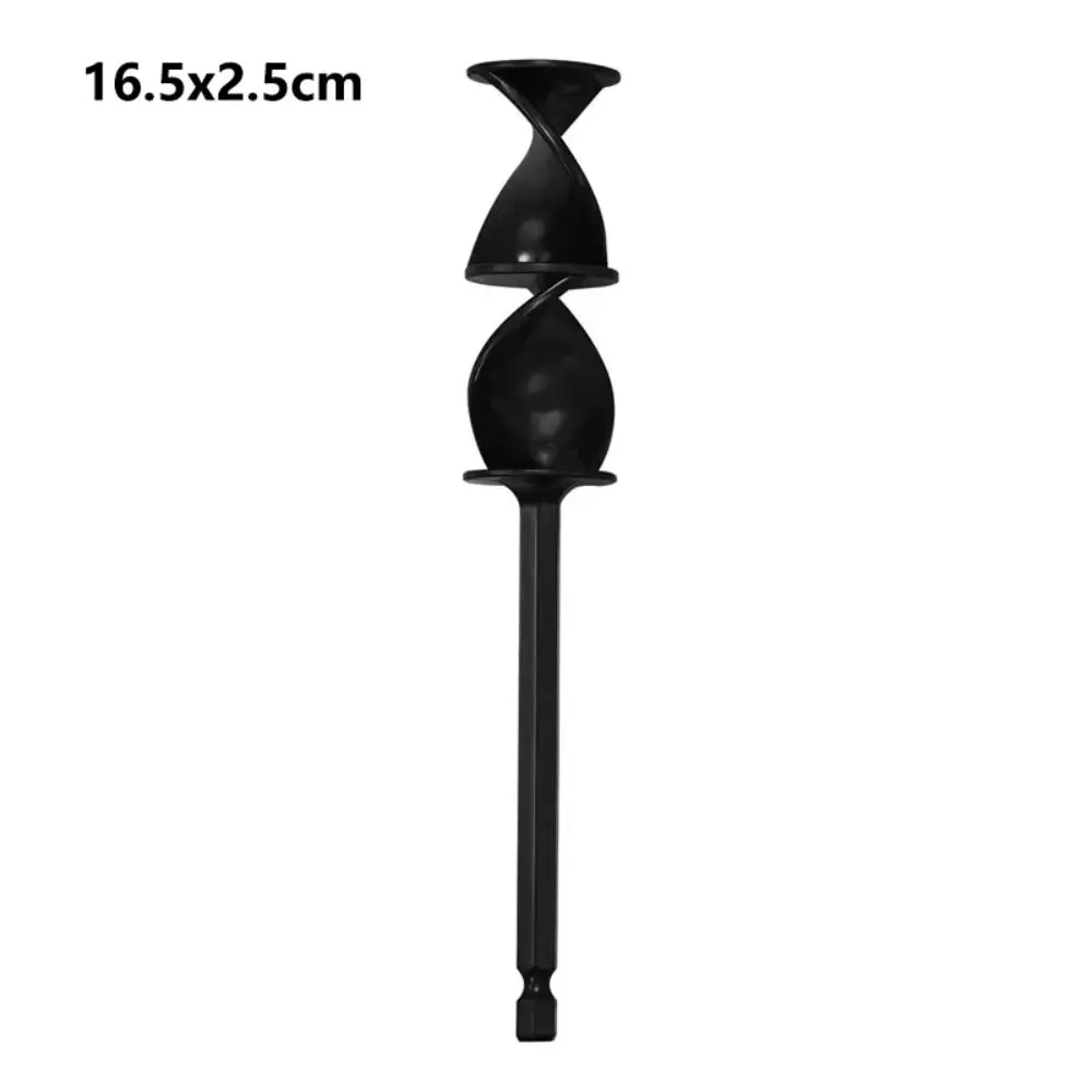 4PCS Hex Shank Epoxy Resin Mixer Helix Design Drill Attachment Paint Stirrer Power Tool Accessories Wear-resistant