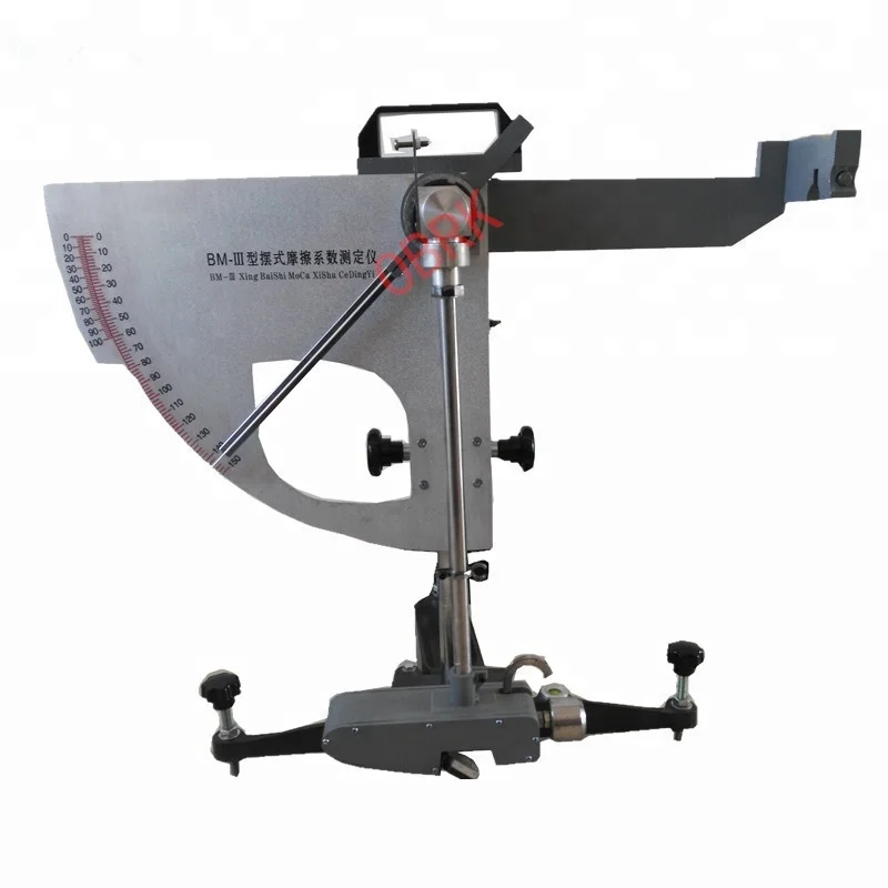 Pendulum Friction Coefficient Meter Machine With Sliding Plate