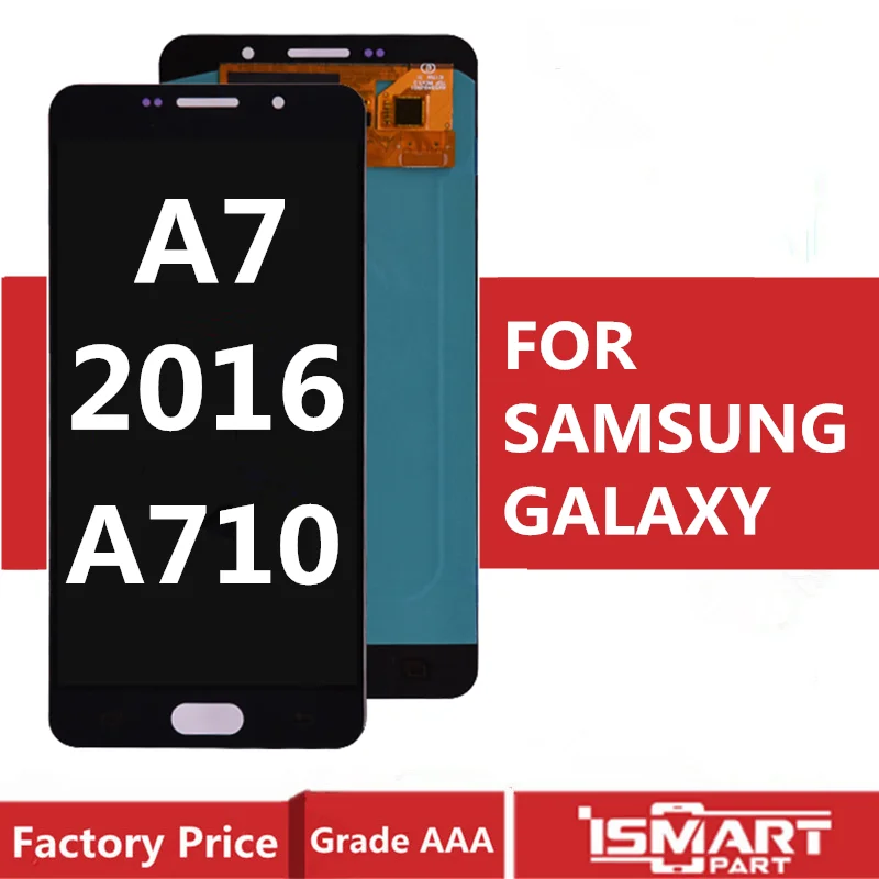 

AMOLED For Samsung Galaxy A7 2016 LCD Display Touch Screen Digitizer Assembly A710 A710F