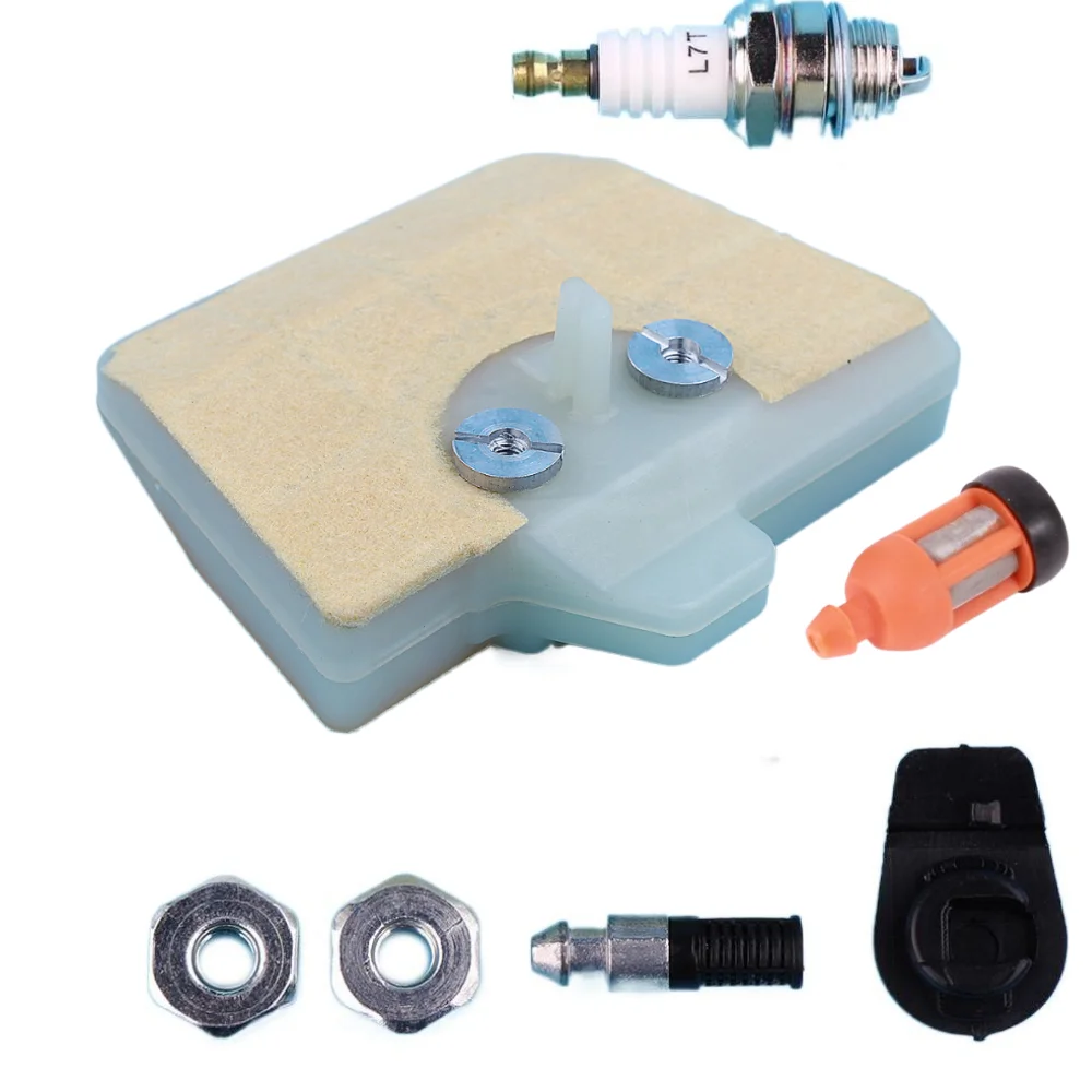 Air Fuel Oil Filter Spark Plug Kit For Stihl MS340 MS360 034 036 MS 340 360 Chainsaw Replacement Spare Part 1125 120 1612
