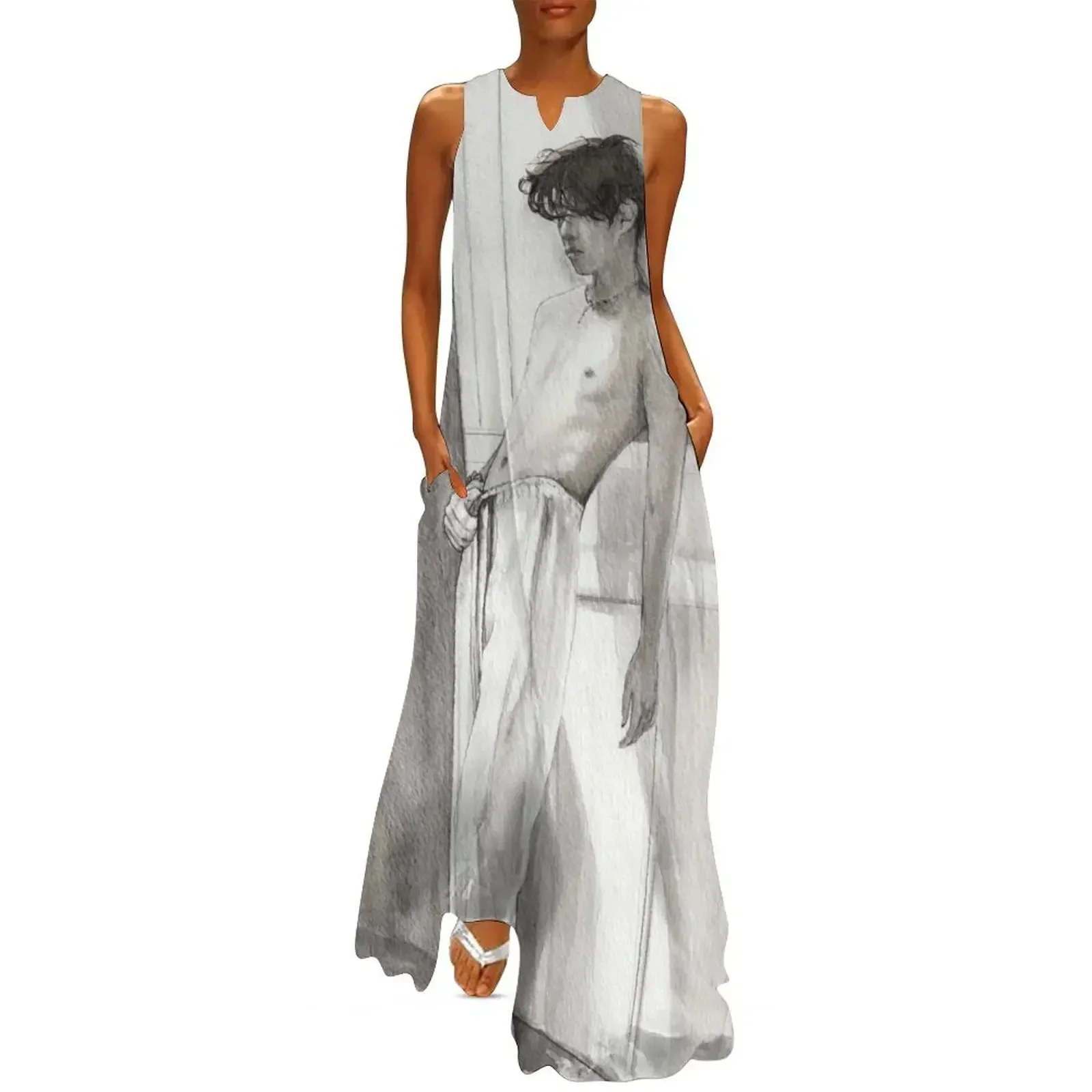 

V - Prettiest Scenery Long Dress clothes luxury woman evening dress dresses ladies 2025 summer evening dress ladies