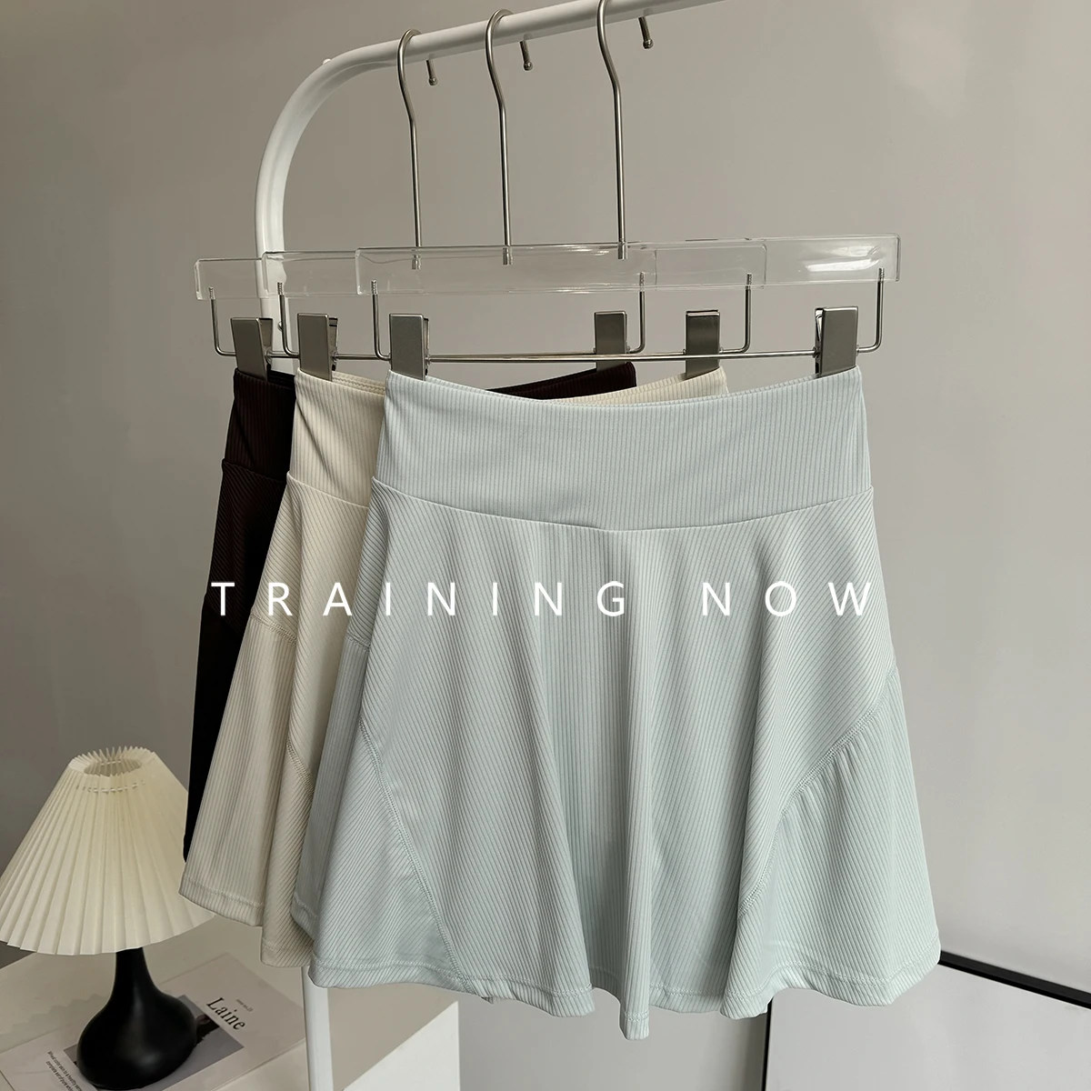 

Тонкая спортивная юбка с высокой талией для женщин, летняя тренировка для бега, быстросохнущая короткая юбка, защита от воздействия, йога, фитнес, теннис