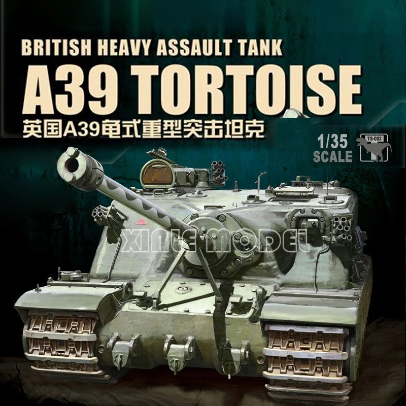 

MENG Plastic Assembled Tank Model Kit TS002 British A39 Turtle Heavy Assault Tank 1/35