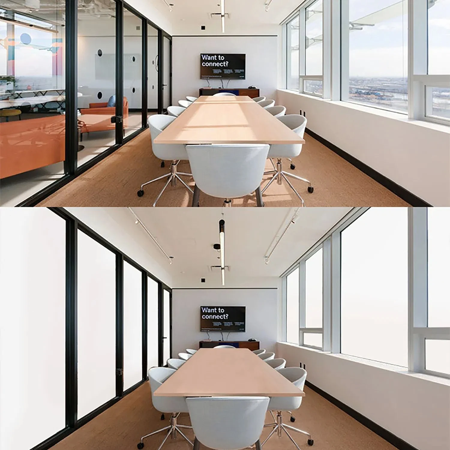 Best-Selling PDLC Smart Film Custom Size Switchable Tint Glass for Office Hotel Industrial Use Manufacturer's Electric Bathroom