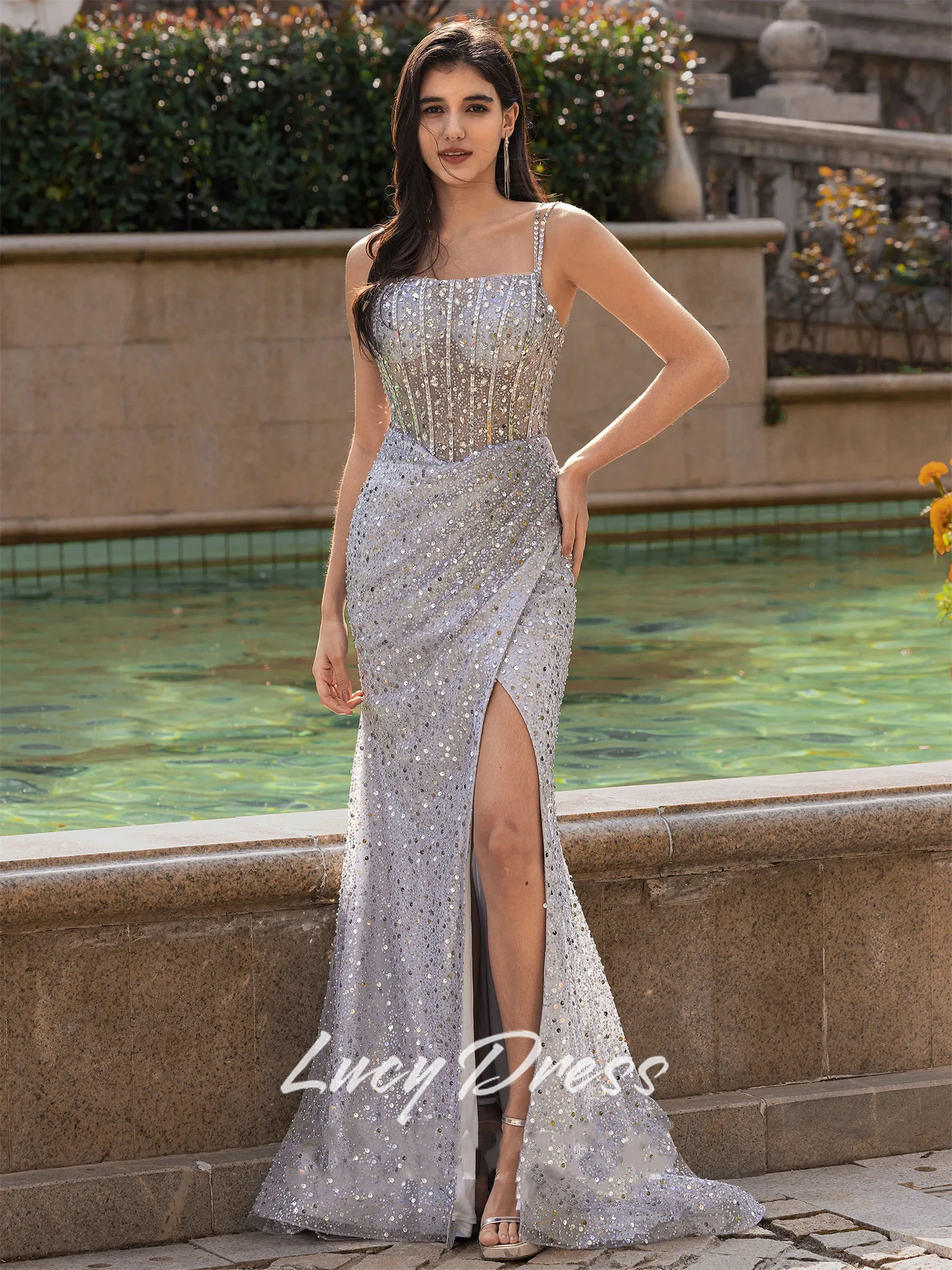 Lucy Aangepaste elegante feestjurken voor speciale gelegenheden Cocktailjurk Sharon Happy Avondjurken 2025, Damesgalajurk