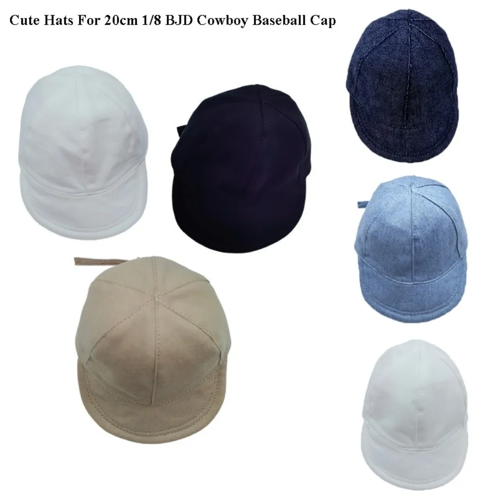 High Quality Solid Color Cute Hats Fashionable 5 Colors Simplicity Versatile Hat Personality Dolls Hat For 20cm 1/8 BJD Dolls