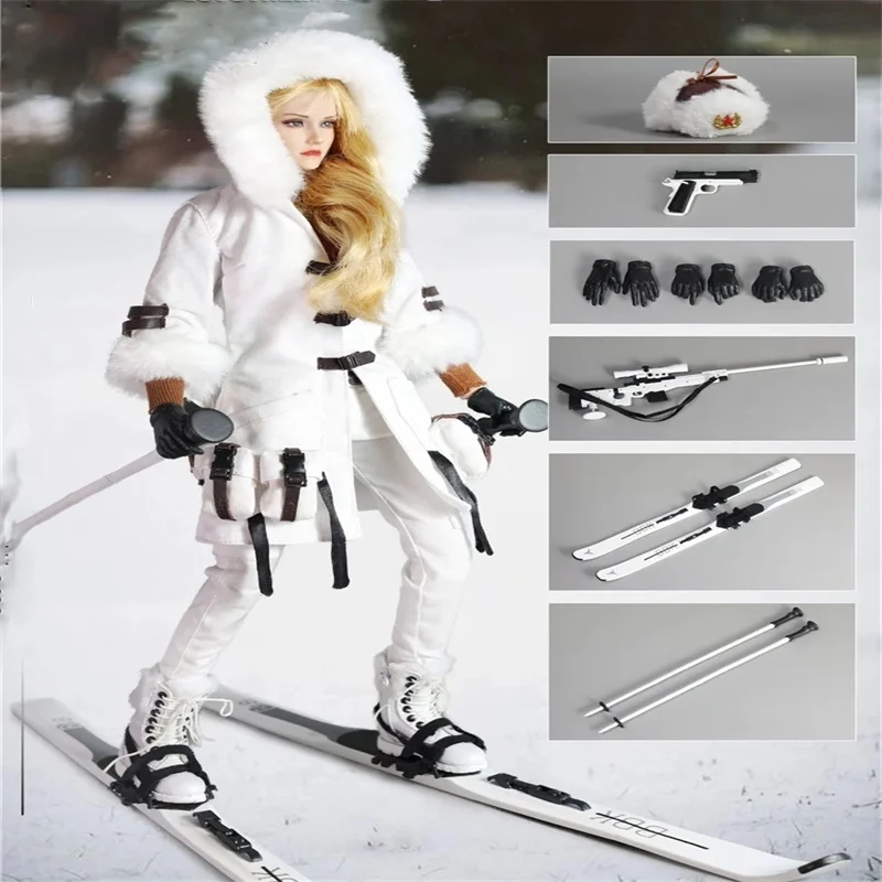 BBK BBK018 1/6 Female Soldier Snow Sniper Model Toy Full Set 12'' Action Figure In Stock For Fans Collection