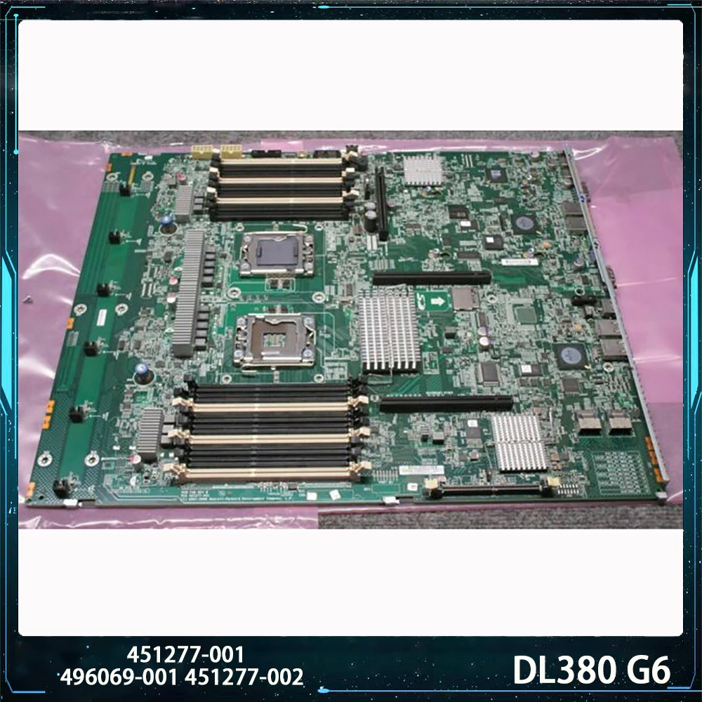 Para HP DL380 G6 451277 -001 496069 -001 451277 -002 Placa-mãe LGA1366