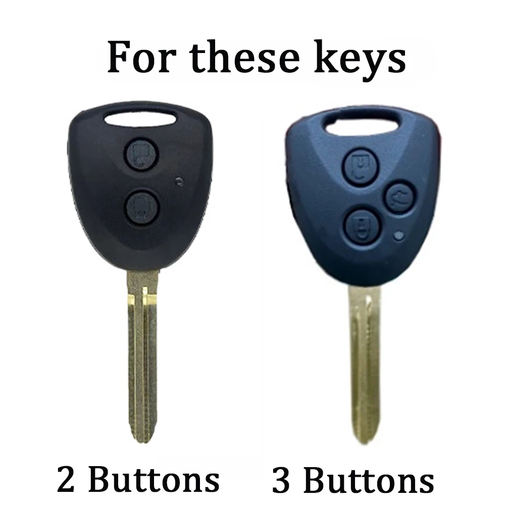 TPU Car Key Cover Case for TOYOTA Grand New Avanza Daihatsu Xenia PERODUA Alza Myvi Axia Perodua 2 3 Button Remote Key