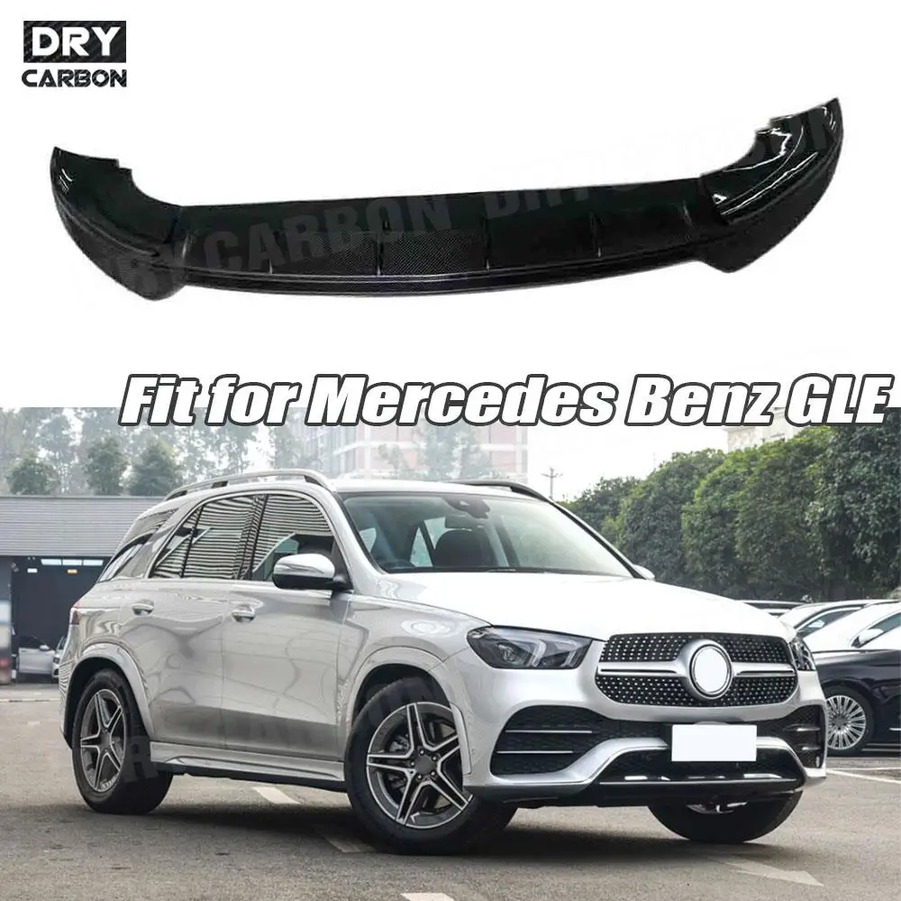 

Carbon Fiber Front Lip Spoiler for Mercedes Benz GLE Class W167 SUV C167 Coupe GLE450 GLE53 AMG Sport 2020-2022 FRP Bumper Kits