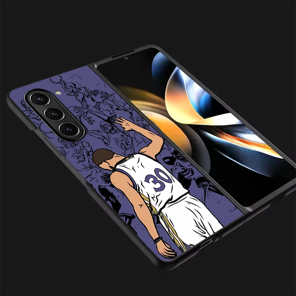 Cartoon Basketball Star Phone Cover Shell Case for Samsung Galaxy Z Fold 8 Ultra Z Fold 7 ZFold5 ZFold6 ZFold3 ZFold4 ZFold7