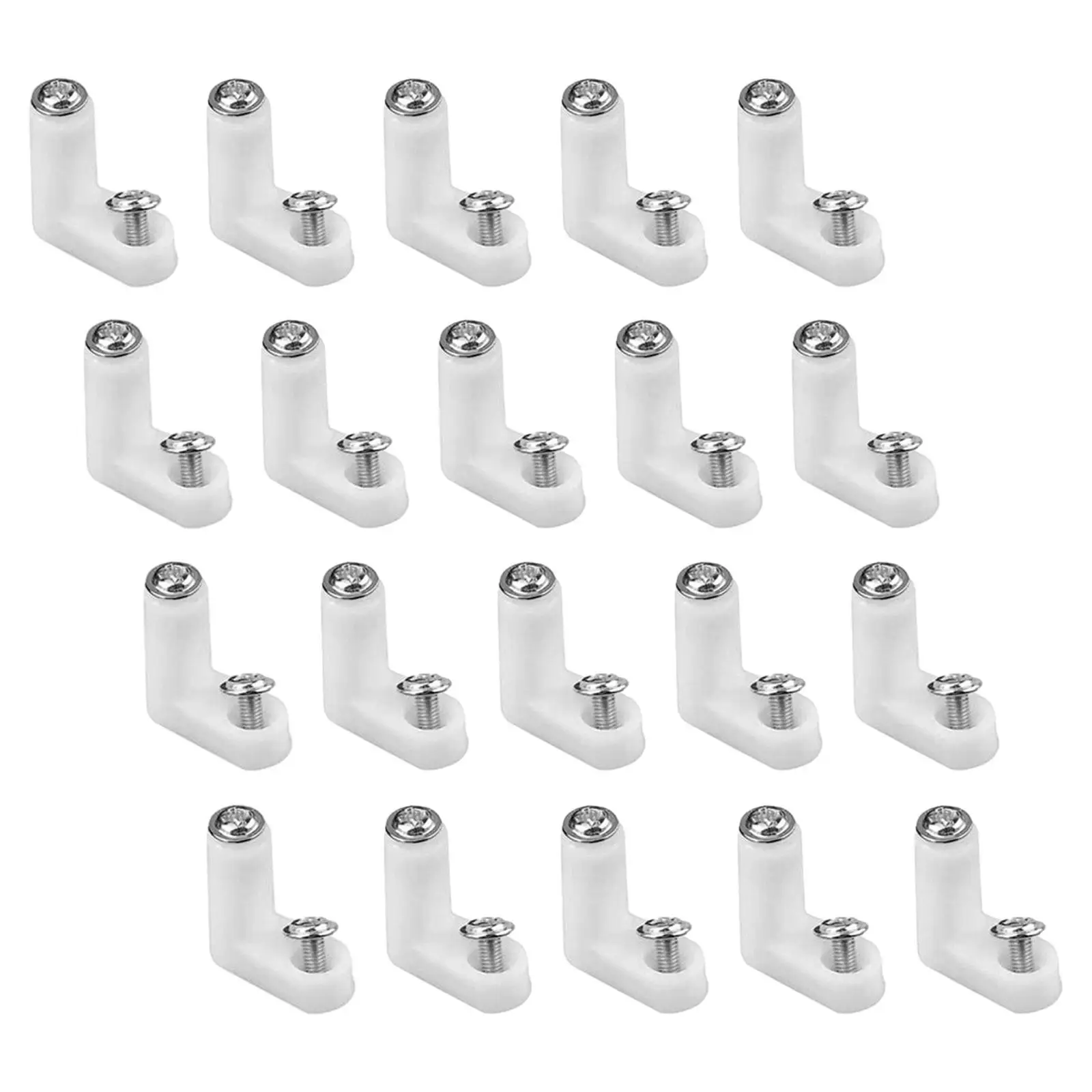 PCB Standoffs, PCB Mounting Feet, Compact Power Supply, Durable L Type PCB Mounting Feet for PCB, Game Consoles,
