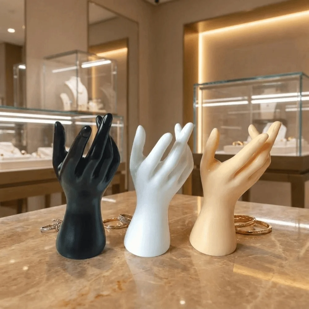 Realistic Jewelry Display Hand Model Elegant Sturdy Bracelet Holder Durable 22cm Mannequin Hand Model Jewelry Photography