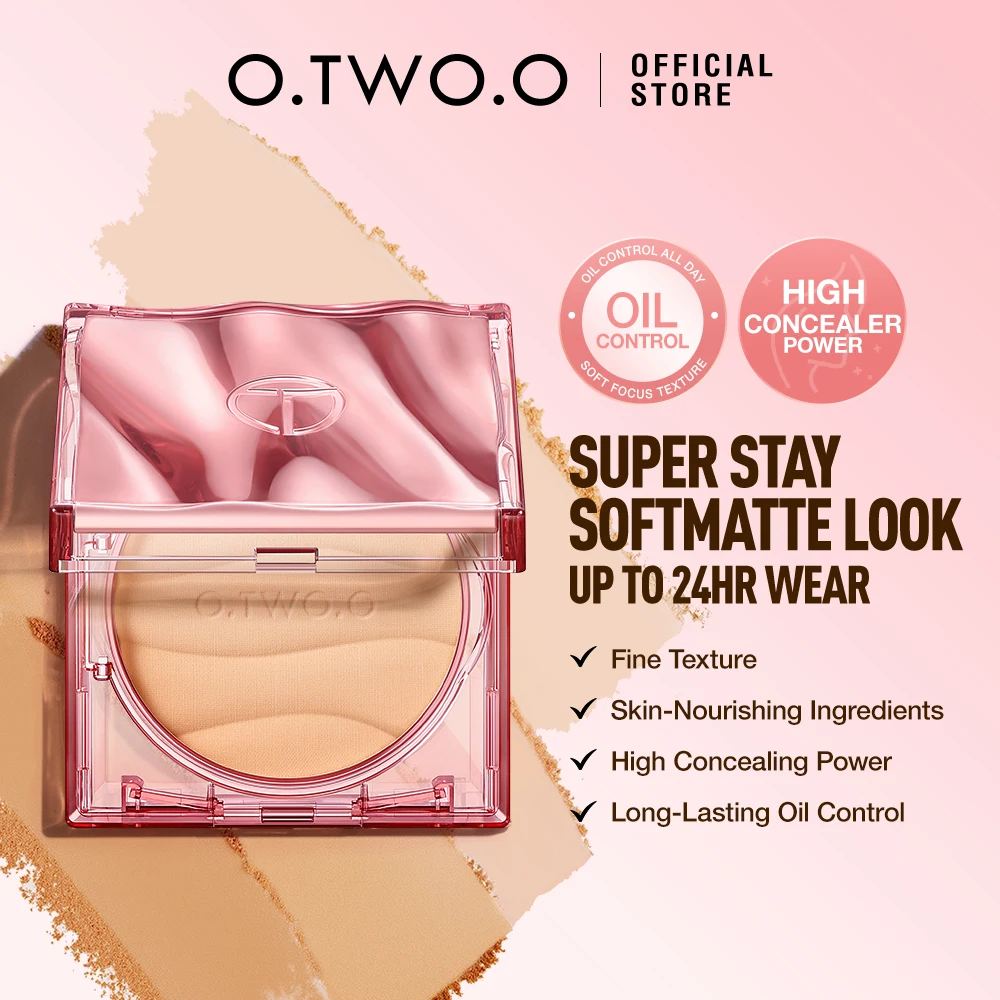 คอนซีลเลอร์ O.TWO.O แบบกด คุมมัน เนื้อแมทท์ ปกปิดดี ติดทนนาน กันน้ำ กันแดด พร้อมคุณสมบัติซันโปรเทคชั่น  แบบคุชชั่น