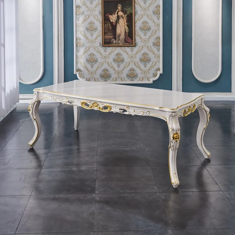 European Event Study Table Designer Individual Restaurant Dining Table Coffee Salon Rectangular Stoly Do Jadalni Furniture Home