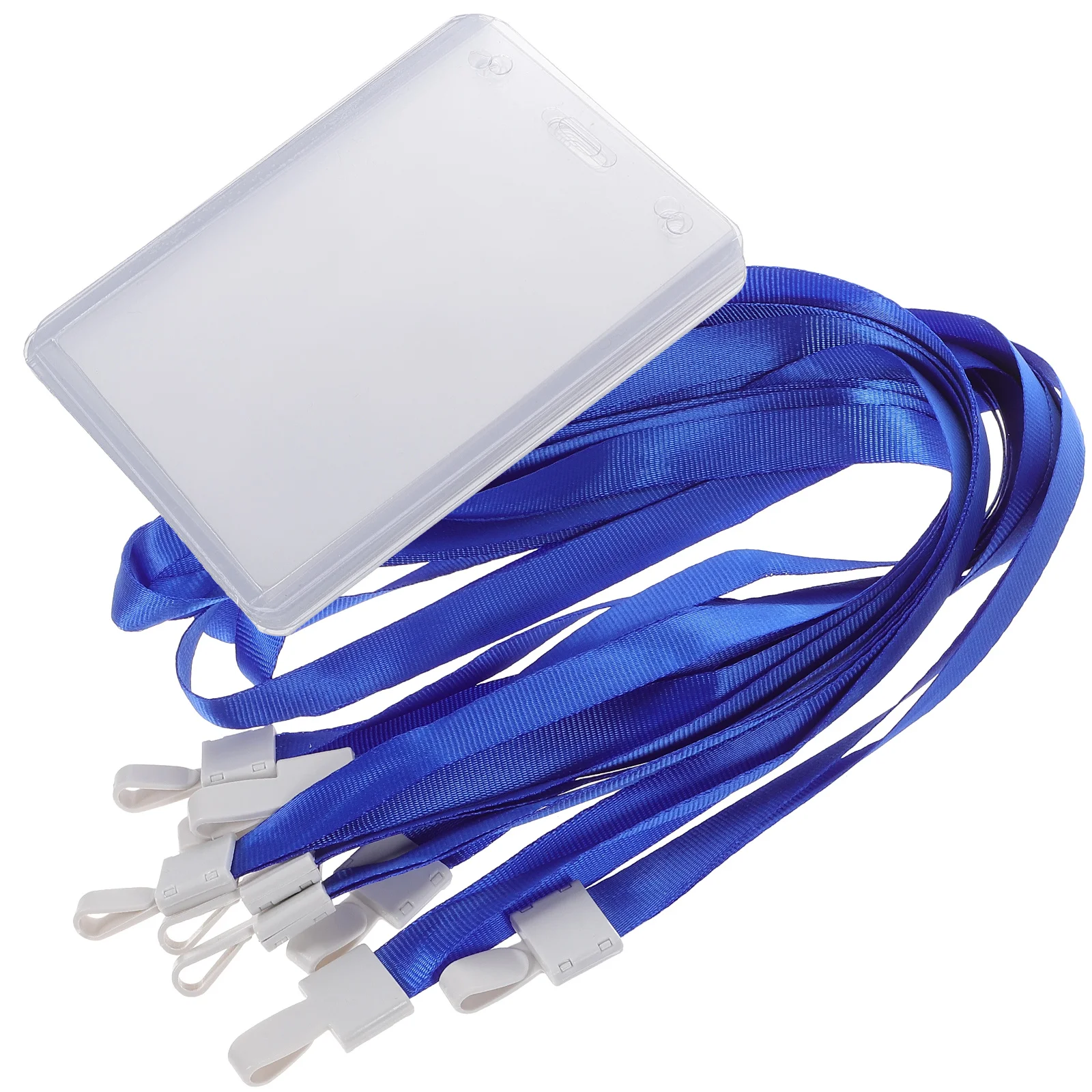 10 قطعة حامل شارة واضحة كم حامي بطاقة الهوية العمودية للموظفين الممرضات الأطباء الطلاب شارة اسم العمل وبطاقات الألعاب #2