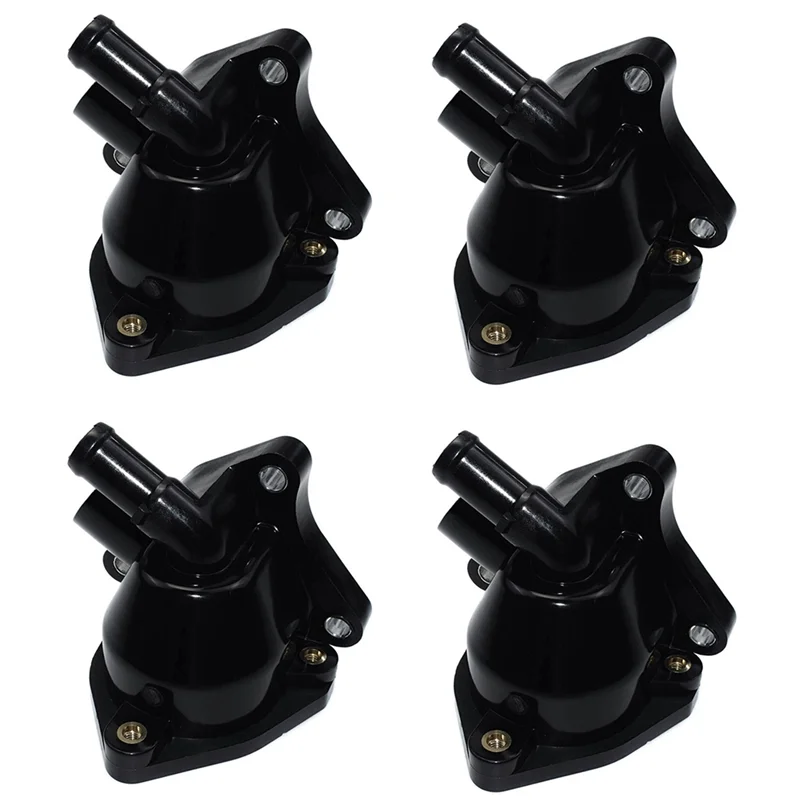 4X 19320PNA003 Engine Coolant Thermostat Housing for Honda CR-V CRV 2.4L 2002 2003 2004 2005 2006, Civic 1.7L 2002-2005