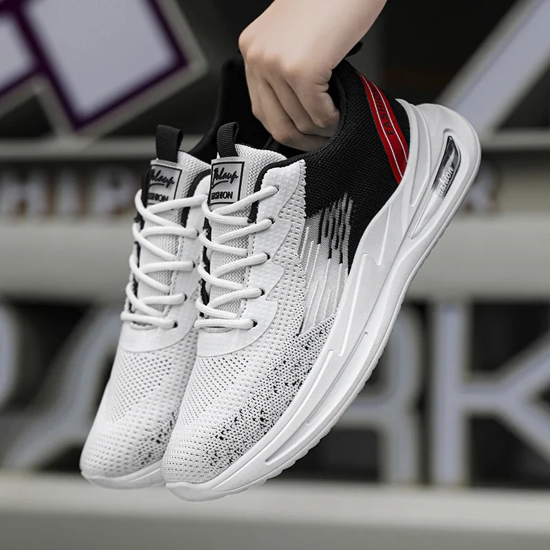

Сетчатые мужские повседневные кроссовки, мягкая удобная обувь для мужчин, модная дышащая МУЖСКАЯ ТЕННИСНАЯ СПОРТИВНАЯ ОБУВЬ, износостойкие уличные кроссовки