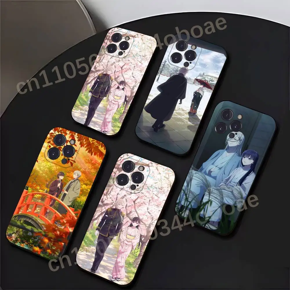 Anime My H-Happy M-Marriage Phone Case For iPhone 17,16,15,14,13,12,11,Pro,Max,Plus Soft Black Cover