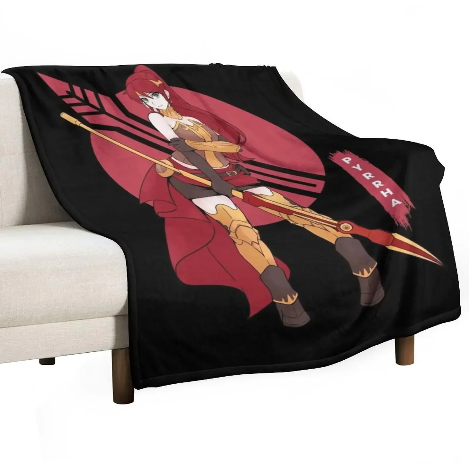

Pyrrha Nikos anime girl pretty Throw Blanket Designers heavy to sleep Blankets