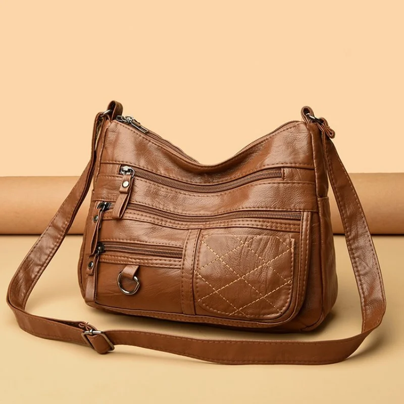 

Premium Leather Classic Tote Bag For Women By Famous Designer Luxury Brand Messenger Bag Handbag