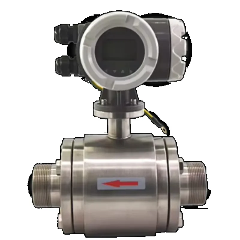 

High precision electromagnetic vertical, ultrasonic steam sewage flange type flowmeter, pulse