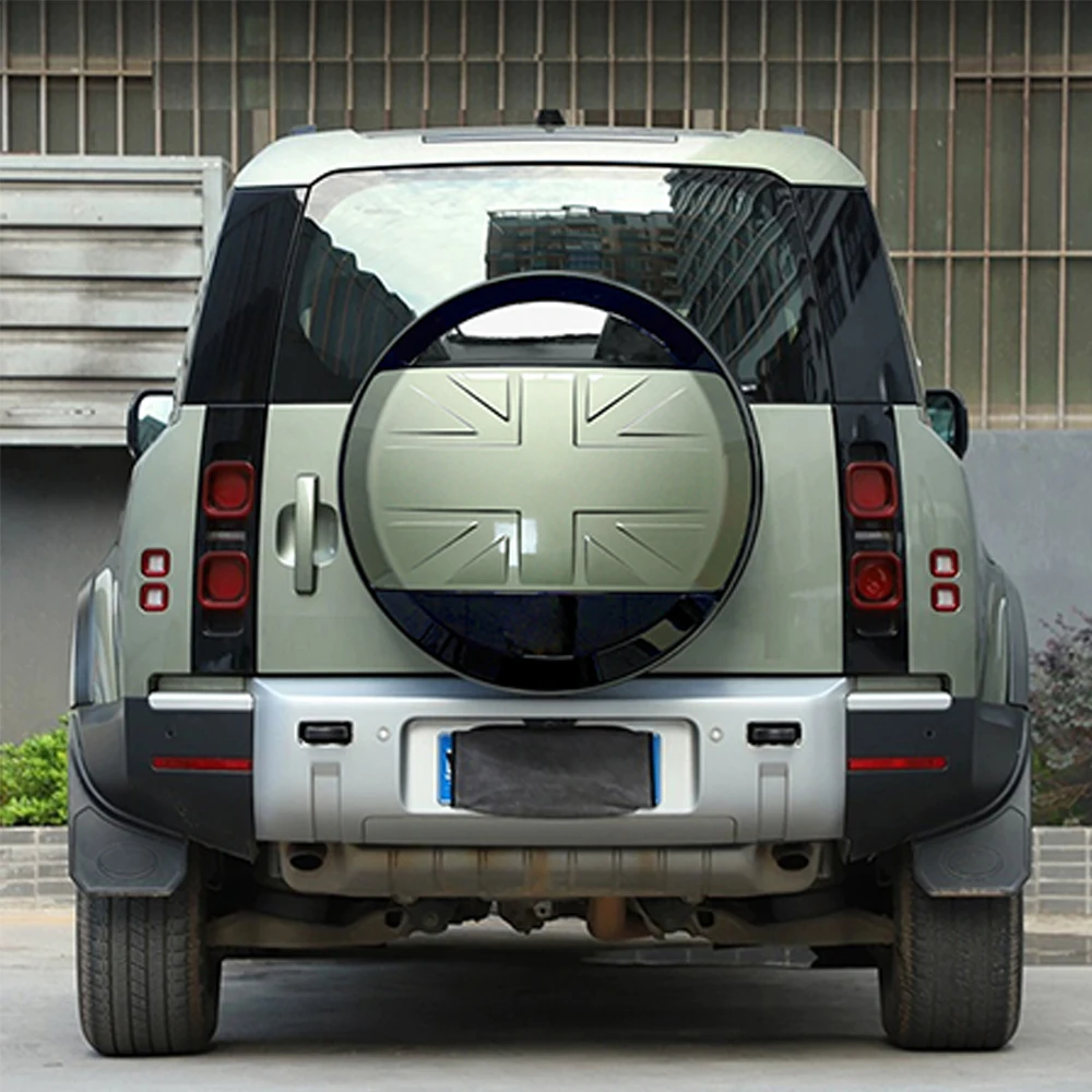 Cubierta de rueda de repuesto verde Pangea para LR Defender 90 110 130 2020-2025