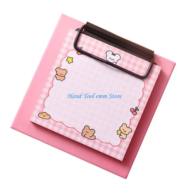 H37F Cartoon Memos Pad مع حافظة 3 × 3 بوصة 30Sheet لكتابة اليومية