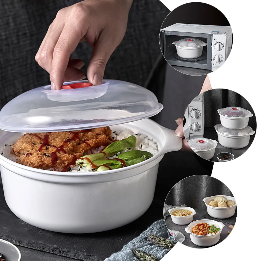 

1pc Pp Fresh-Keeping Food Container Office Lunch Box Large Capacity Reusable Household School Picnic Storage