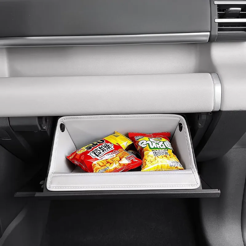 Car Co-Pilot Glove Box Storage Organizer Pad Interior Decoration Trim Accessories Fit for BYD Ti7